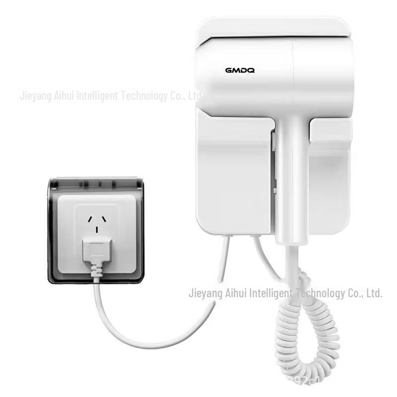 Wall-Mounted High-Power Hair Dryer: Hotel & Homestay Hot/Cold Options
