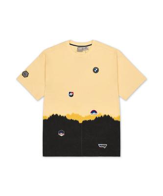 Puma Bmw Mms Garage Crew Short Sleeve Tee   Sunstream  Aop 624121 06