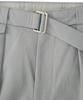 EZIO Belted Pocket Wide Pants - Gray