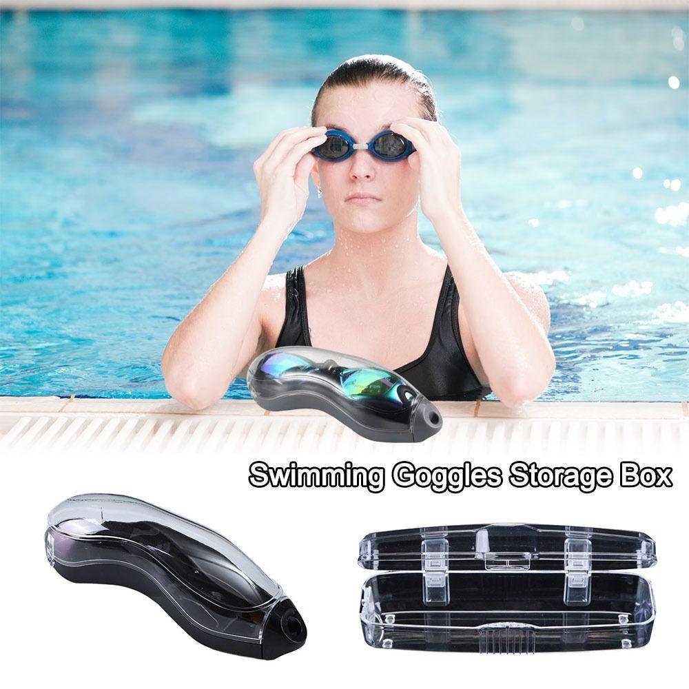 Anti Fog Swimming Goggles Storage Box Protective Cover Waterproof Diving Glasses Box Eye Wear Accessories Swimming Equipment