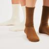 BOCION Mocha Monochromatic Color Long Socks