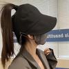 Hat women's new sunscreen cap summer sunscreen cap baseball cap face cap cap female bat