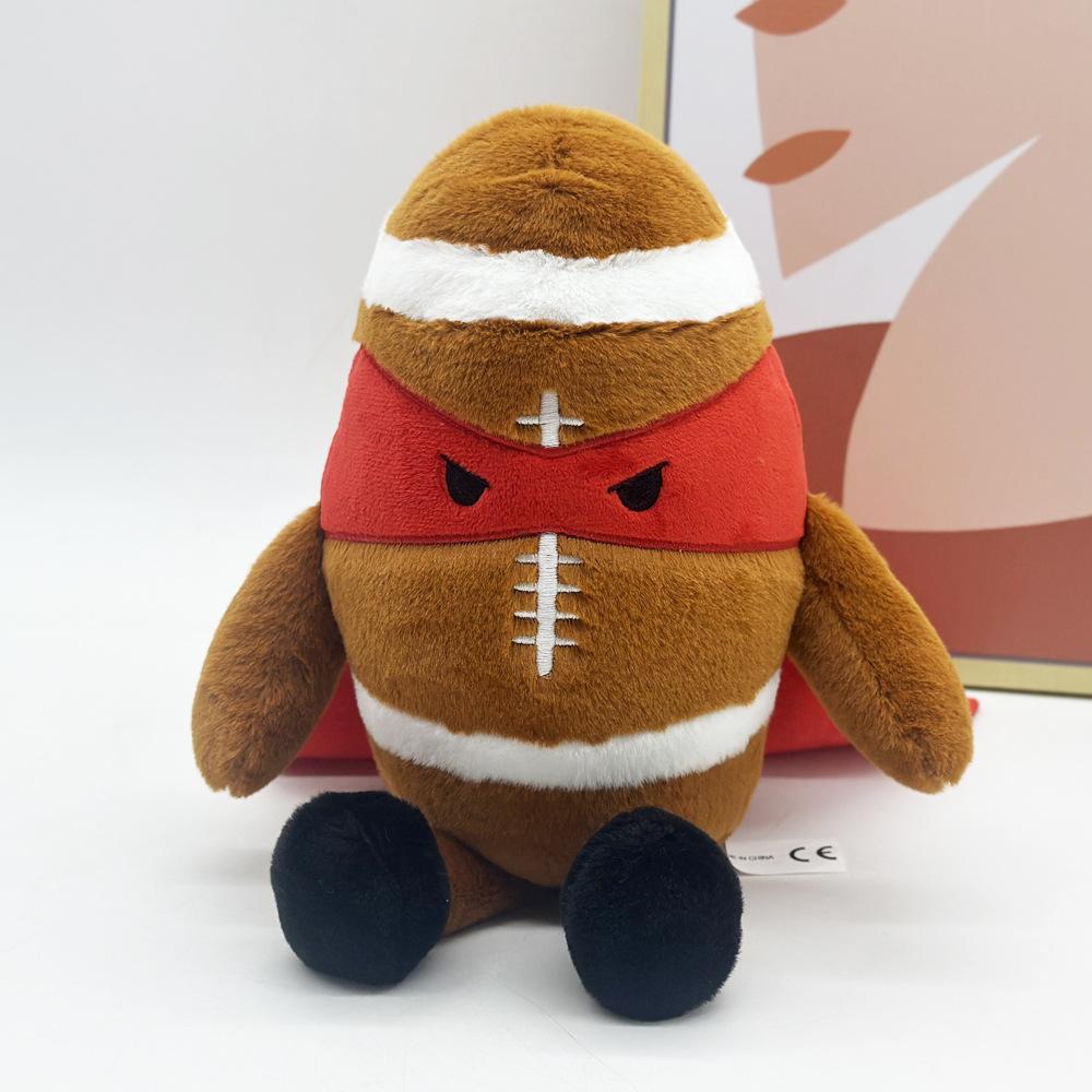 New Schwarz Heroes of The Game 7.5 Football Fun Cartoon Game Plush Peripheral Doll Gift Accompanying Plush Toy Birthday Gifts