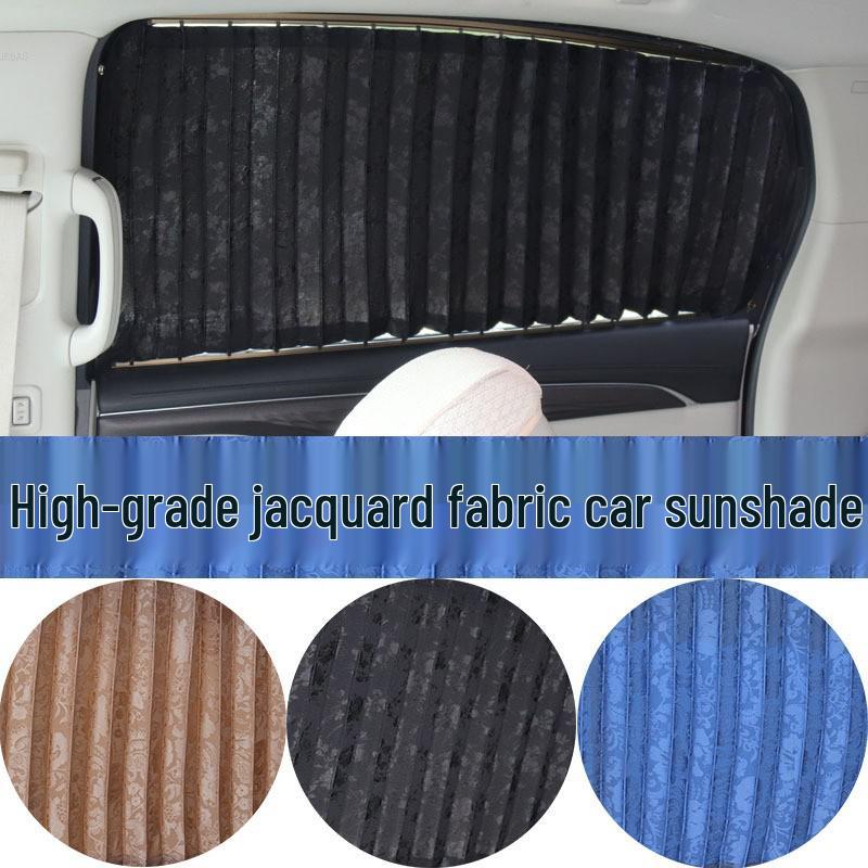 Toyota Alphard Vellfire Sunshade Car Window Curtains, Embroidery Jacquard, 10/20/30 Series, Sun Protection.
