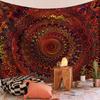 VIKAMA Vintage Ethnic Style Tapestry Elegant Printing Bohemian Style Bedroom And Living Room Decorative Tapestry