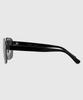 Tuditeo Kev Oversized Aviator Uv-Blocking Nylon Lens Double-Bridge Sunglasses C1 Gunmetal Green