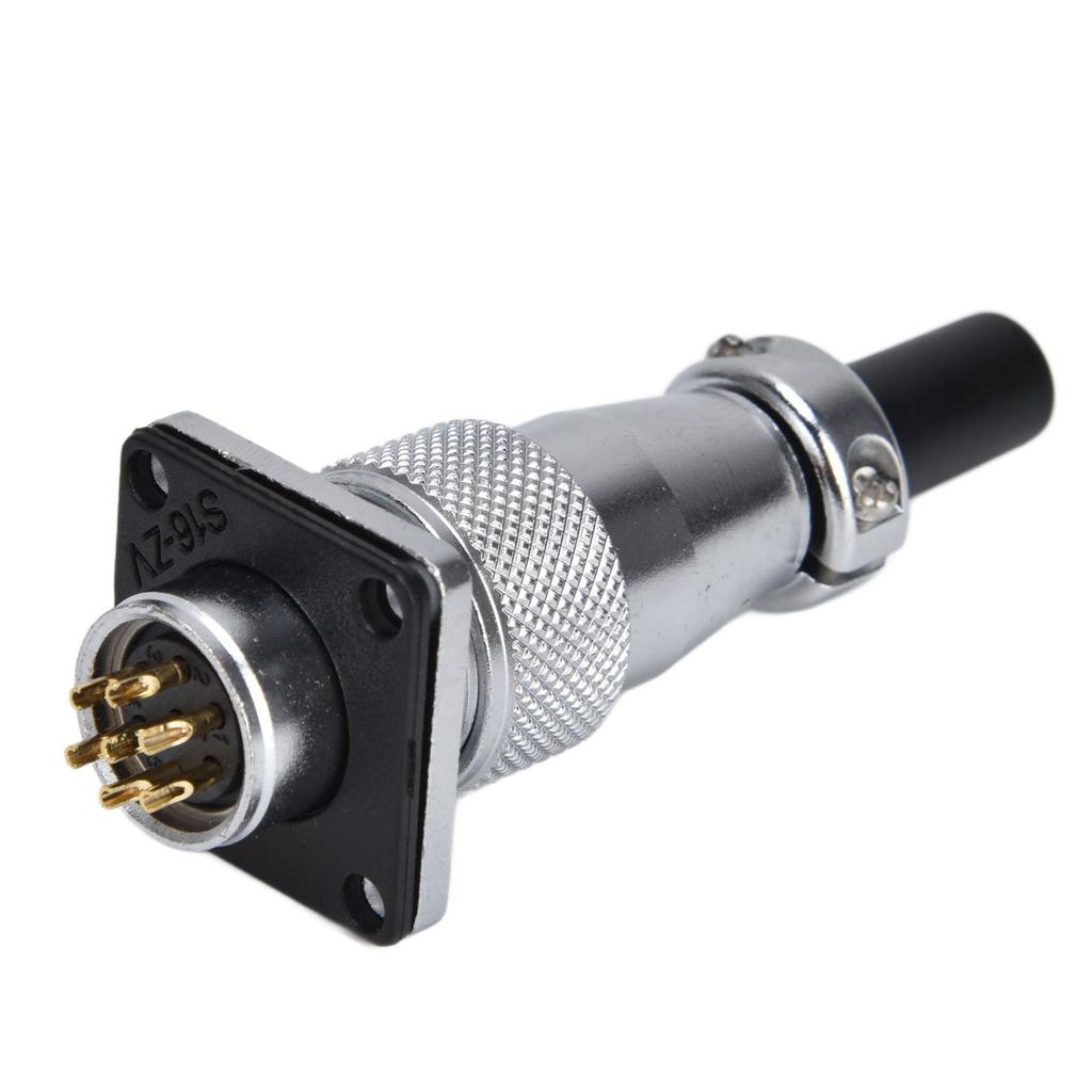 400V WS16 Aviation Plug Socket Connector Stable Electrical Performance Waterproof Power Connector