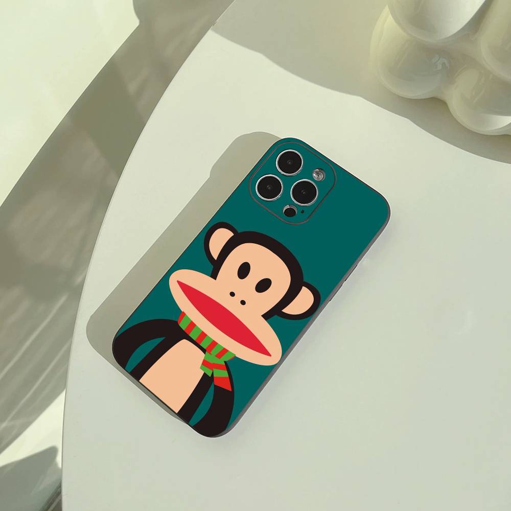 Cute P-Paul -F-Frank design Phone Case For iPhone 17,16,15,14,13,12,11 Pro Max,16/15/14Plus,XS Soft Black Cover