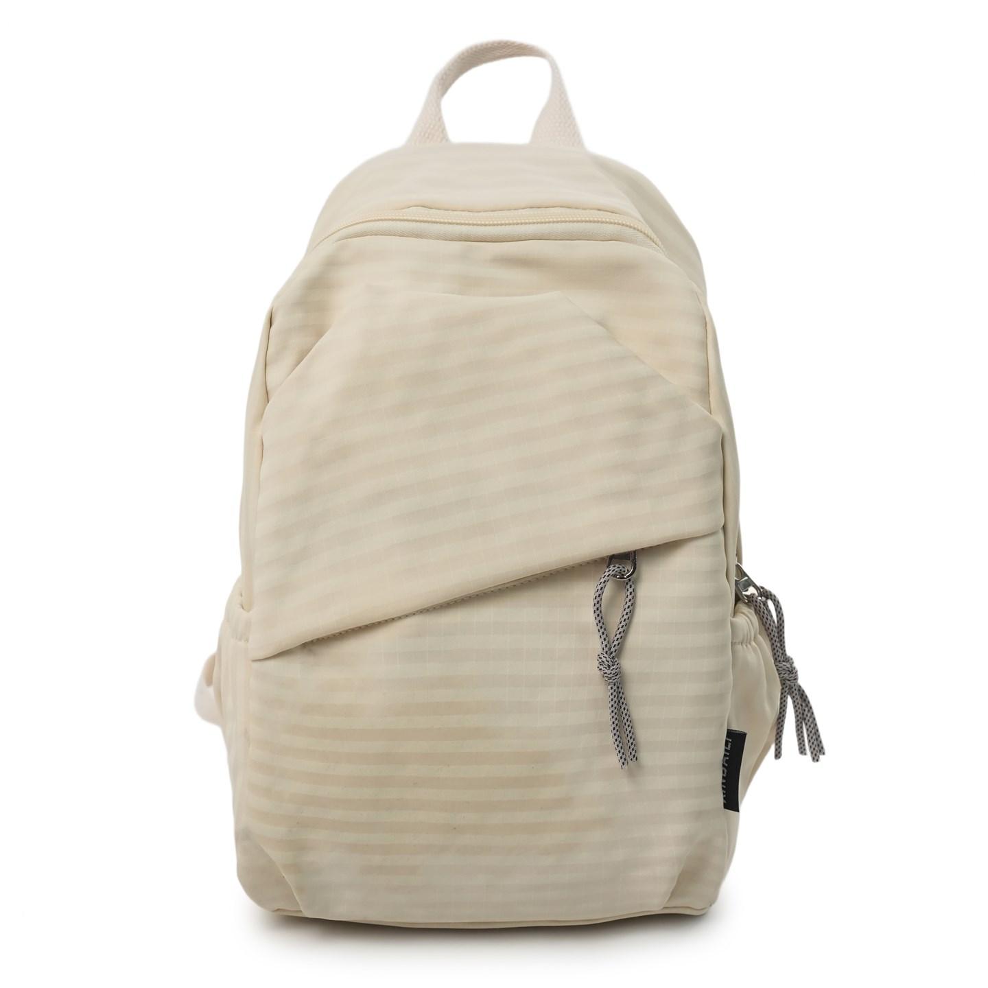 

Fashi Solid Color Nyl Zipper Simple Backpacks Daily Leisure Versatile Youth School Bags 2026 Student Commuting Bags білий