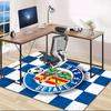 1pc Football Team Design Area Rug - Non-Slip, Soft & Cozy Floor Mat for Living Room, Bedroom, Office - Indoor/Outdoor Decorative Carpet