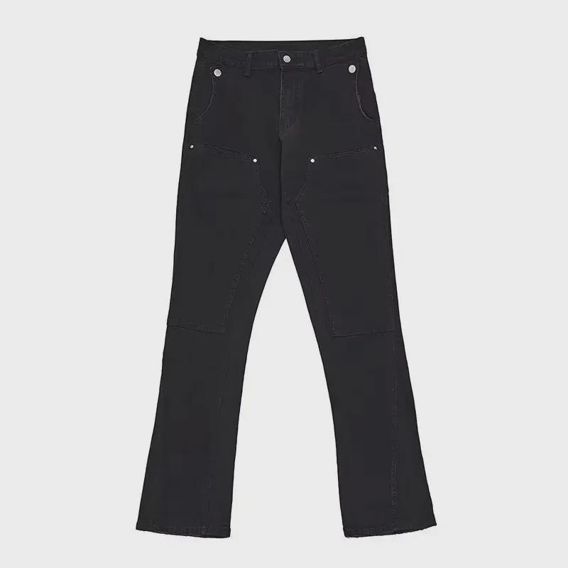 

Men s Slim Fit Trendy Jeans - Washed Art, Spring/Autumn Collection L чорний