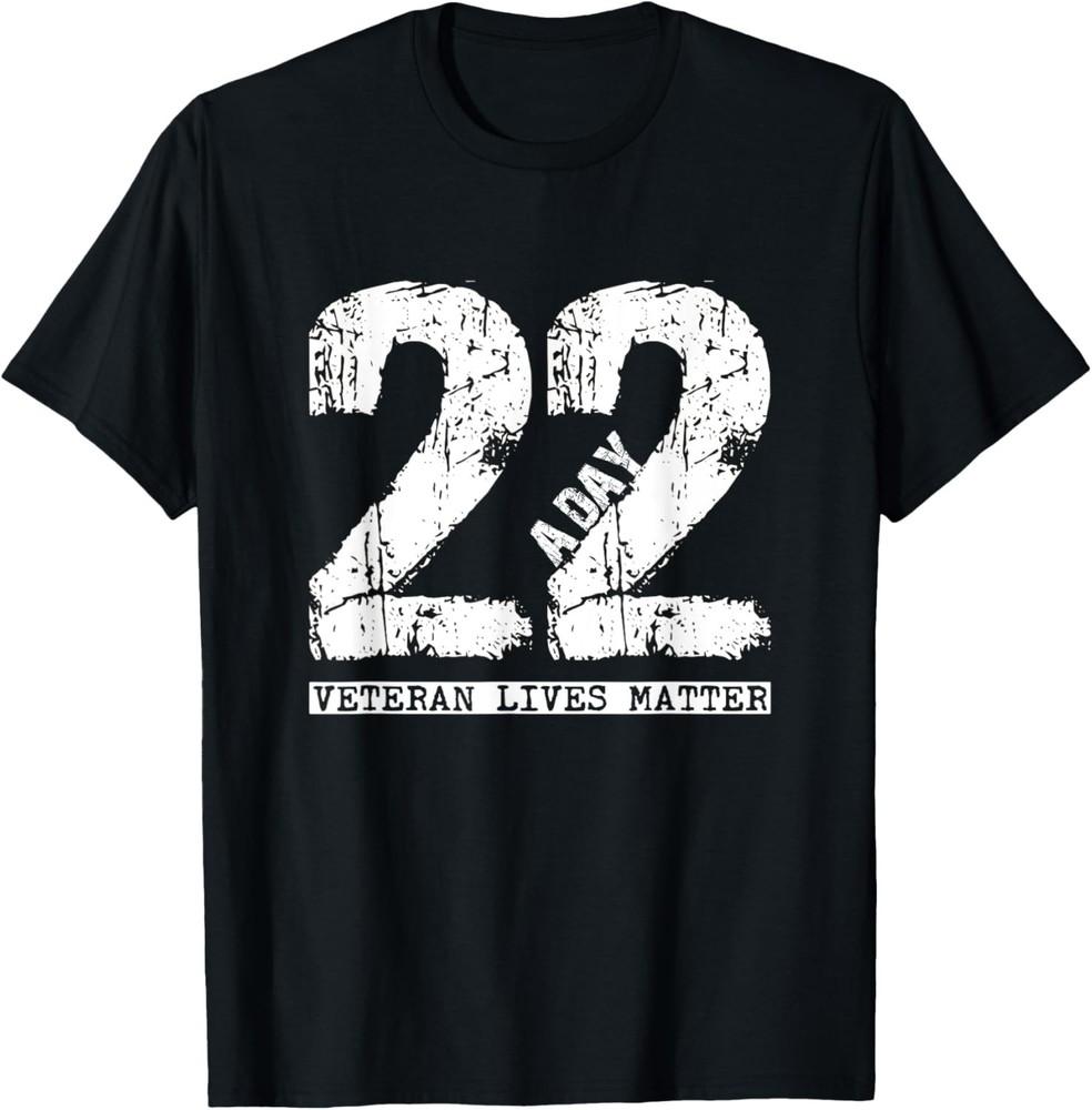 

22 a day veteran shirt - 22 a day veteran suicide apparel Gift Unisex T-Shirt S