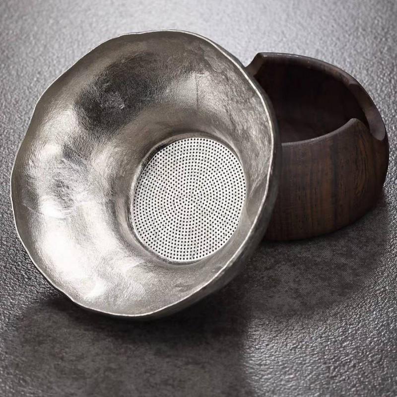 Pure Titanium Tea Infuser 1190 Holes Strainer Loose Leaf Brewing