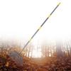 Garden Rake Wide Leaf Rake for Shrub with 25 Tines Yard Thatching Rake with Adjustable Handle for Picking Leaves Grass Clippings Garbage