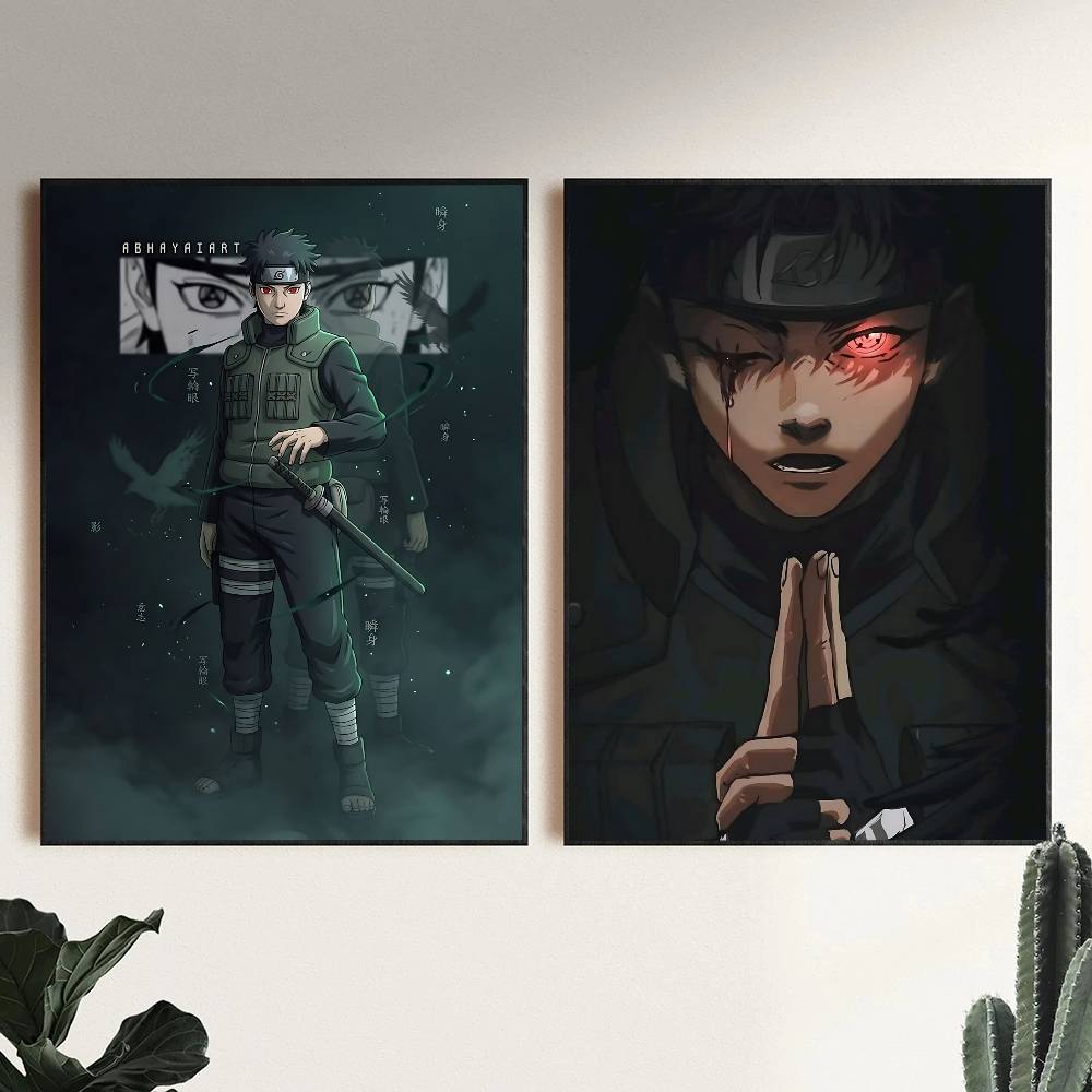 Anime Character Uchiha Shisui N-Naruto Posters HD Print Vintage Wall Art Decor for Home Study Room