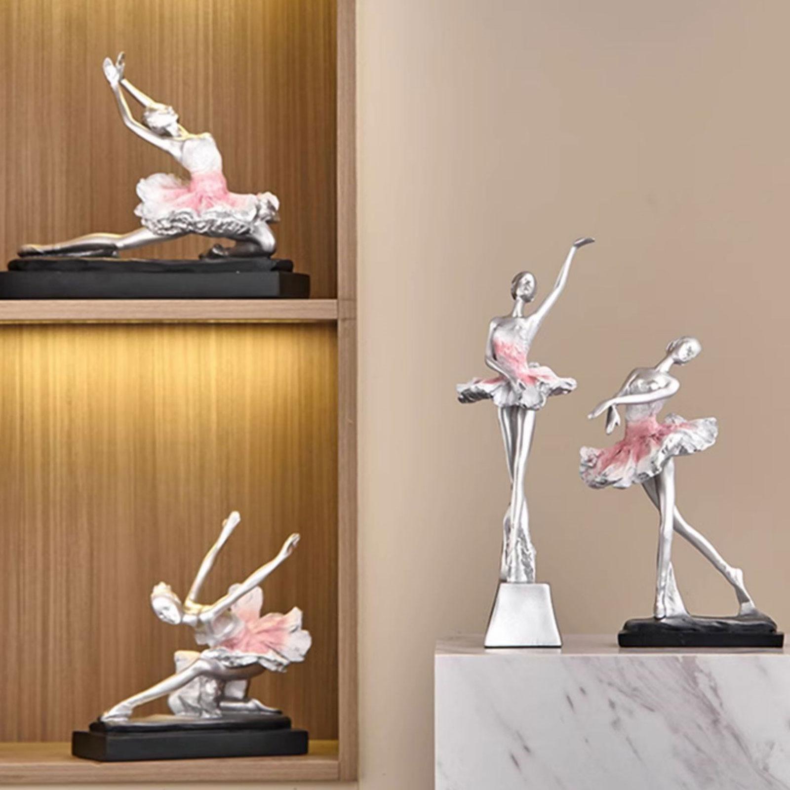 European Ballet Dancer Sculpture Figurine Statue Home Decoration for Entryway Display