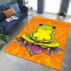 New Product! Meditating Frog Carpet for Living Room Bedroom Bedside Floor Mat Cloakroom Kids Activity Area Rugs Large Size