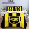 Al-Ittihad FC Pattern Bedding,Quilt Set Quilt Cover Pillowcase Home Birthday Gift(1 * duvet cover + 2 * pillowcase, without core)