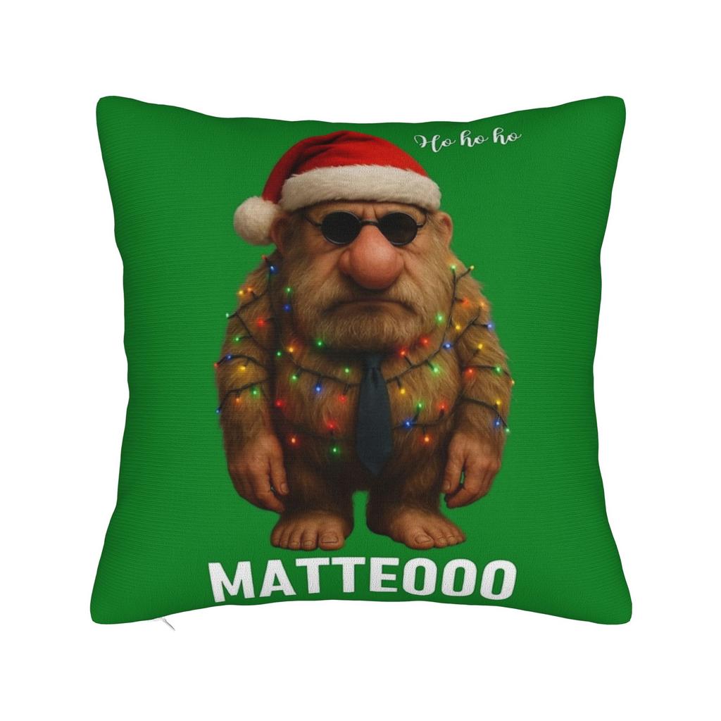 Santa Tralalero Tralala Shark In Santa Hat Christmas Meme Pillow Case Print Pillow Cover For Home Decoration Novelty Pillowcases