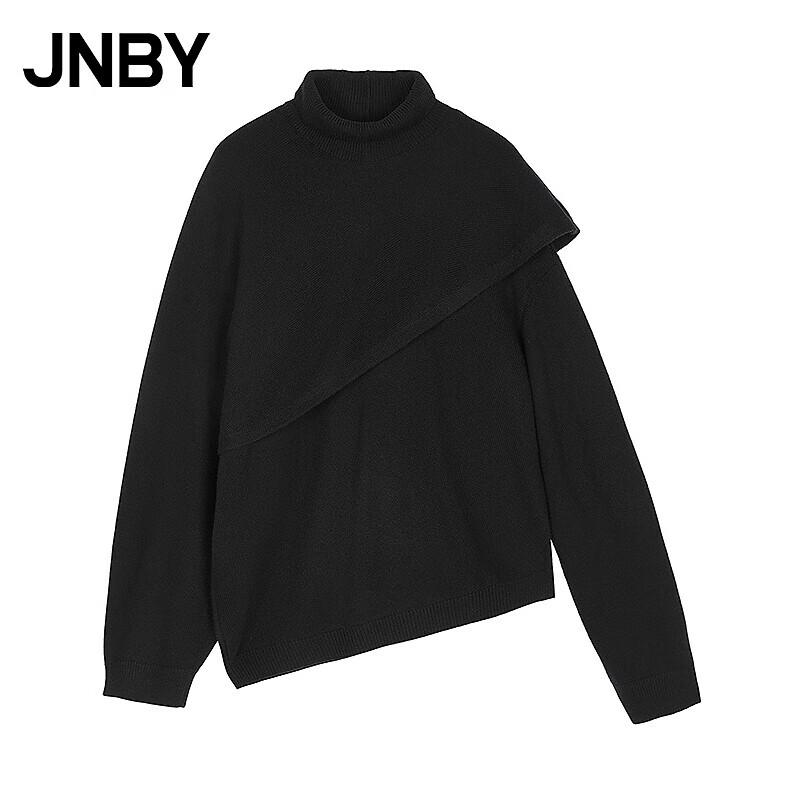 JNBY Women's High-Neck Wool Cashmere Pullover Sweater