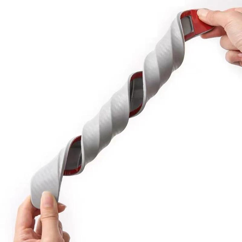 2Pcs Anti Collision Car Bumper Guard Strip Scratch Protector Front Rear Protection StripsCrash Blade Auto Exterior Accessories