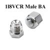 BA Or EP Grade 1/8" 1/4" 3/8" 1/2" 3/4" 1" VCR Male Plug Female End Cap SUS 316L Stainless Steel Water Gas Oil