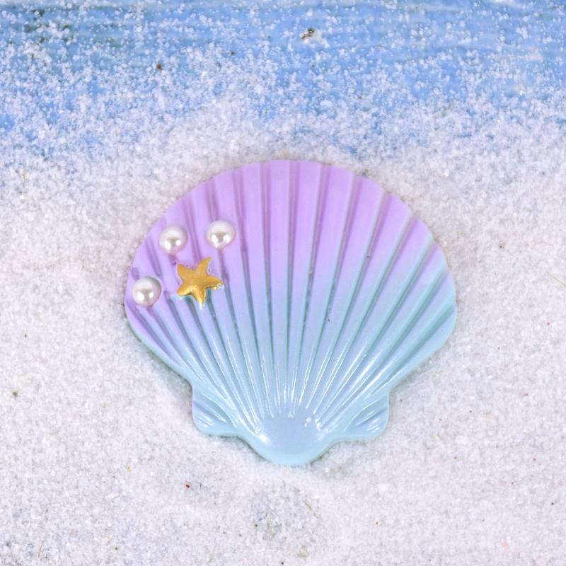 Conchiglia in Resina Stella Marina Fai da Te Topper per Torta Festa di Compleanno a Tema Oceano Sotto il Mare Decorazione Torta Festa di Compleanno Sirenetta per Bambini Baby Shower