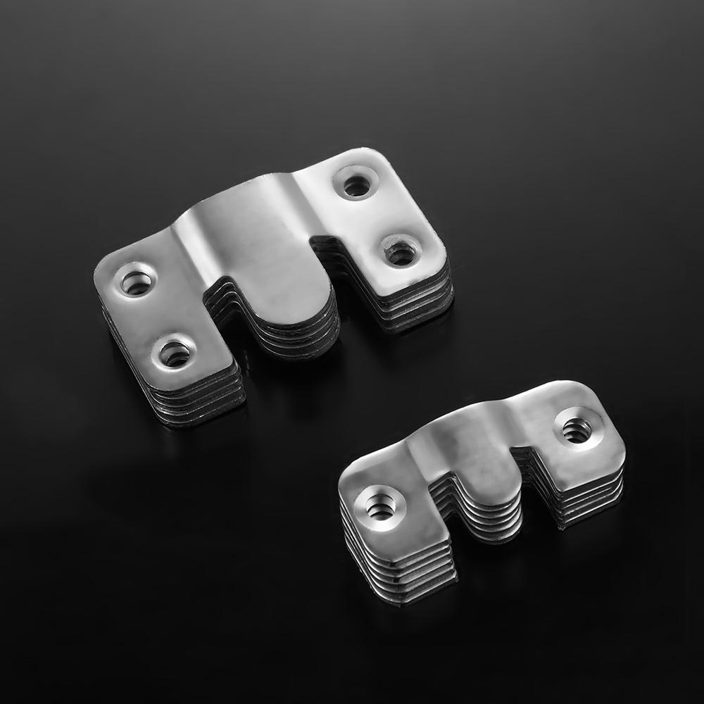 Steel 20pcs Z Clip Interlocking Gallery Photo Frame Hook Wall Decor Display Bracket Picture Hanger