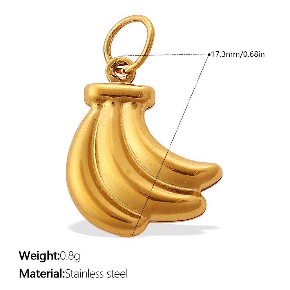 European and American gold personalized DIY pendant pendant conch fish love bracelet necklace pendant accessories