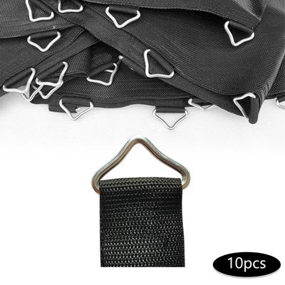 10 Pack Triangle Buckle SpBuckles Accessories V Shaped Connectors Steel Triangle for Kids Trampoline Bags