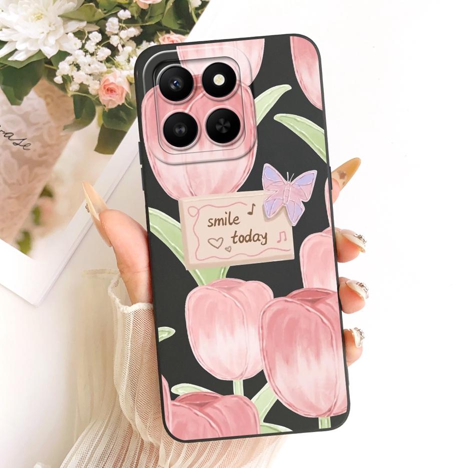 Etui For Honor 400 Smart 5G LGN-NX1 Urocze Śmieszne Kreskówkowe Pokrowiec Odporne na Wstrząsy Etui na Telefon Dla Honor X7d 4G HonorX7d 5G Miękkie Pokrowce Torby