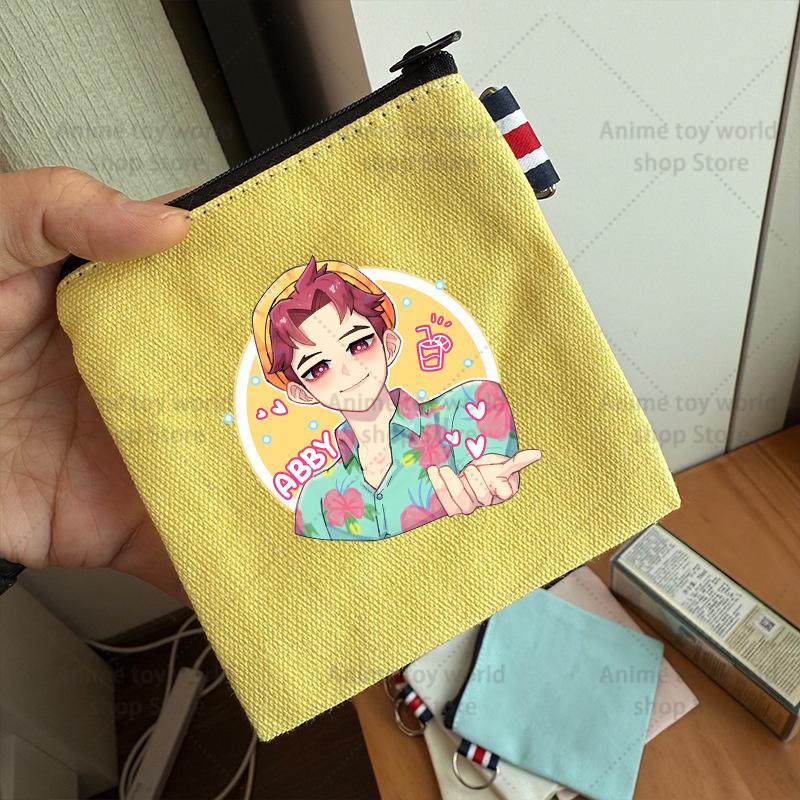 KPop Demon Hunters Makeup Bag Women Cute Anime Canvas Multicolored Pencil Case Zipper Hand-carried Finishing Storage Bags Gift