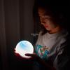 Creative Planet Moon & Starry Sky Projector: Remote-Controlled Night Table Lamp for Bedroom Atmosphere