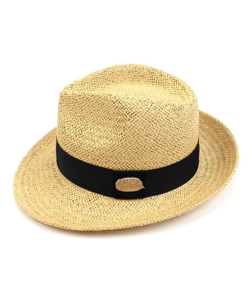 Yunibeosyeolkemiseuteuli Bu Summer Beige Long Fedora Summer Fedora