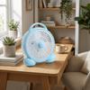 Low Noise USB Rechargeable Mini Desk Fan Rechargeable Power Supply Quiet Personal Cooling Fan  Dorm