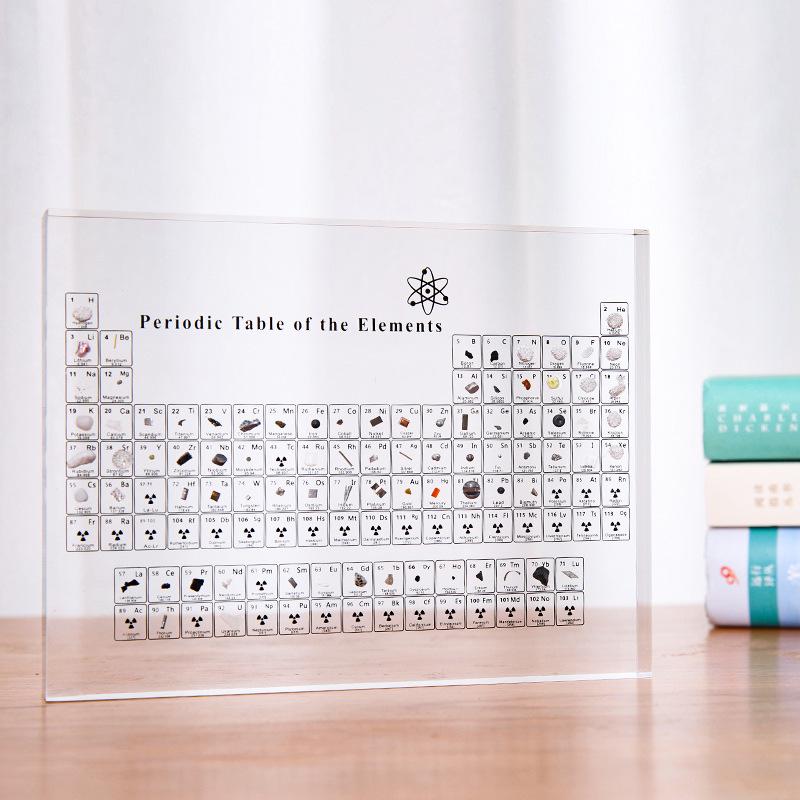 Periodic Table Elements Acrylic Desktop Ornaments - Creative Gifts for School Holidays