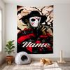 Freddy Krueger (1) Customizable Name Decorative Wall Tapestry Ideal Choice for Wall Decor In Bedrooms Living Rooms Dorms and Home
