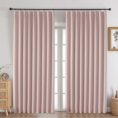 Aiyufeng Curtains, Set of 2, Drape Curtains, Blackout, Heat Insulating, Privacy-Proof, Day and Night Privacy, UV Cut, Energy Saving, Washable, for Stu