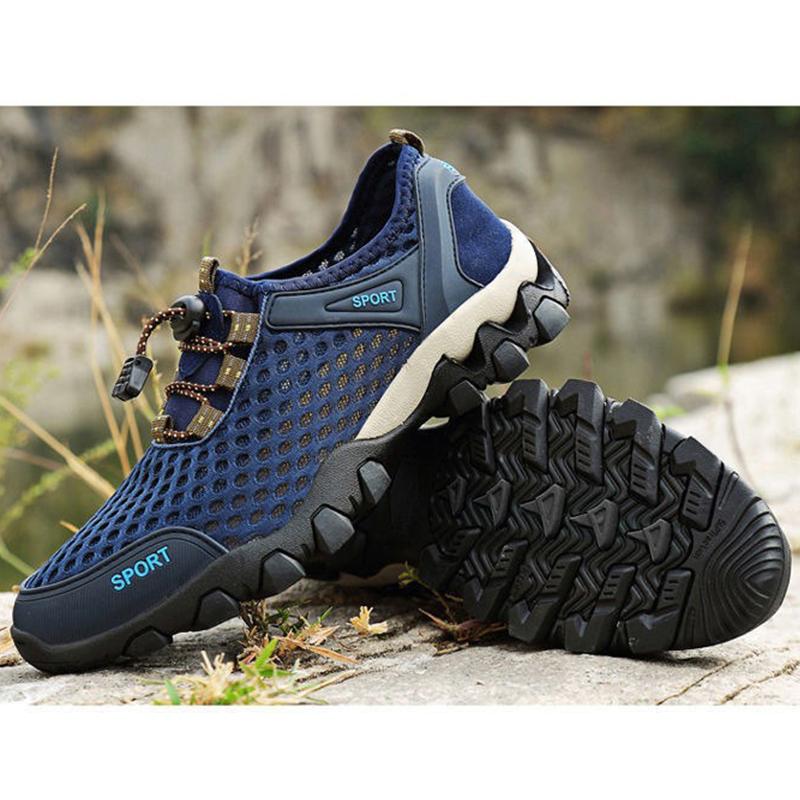 Men's Mesh Shoes Wading Shoes Summer Breathable Sports and Leisure Running Shoes Outdoor Sports Shoes