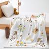 Blanket Cartoon Honey Blanket Digital Printed Lamb Fleece Crystal Fleece Blanket
