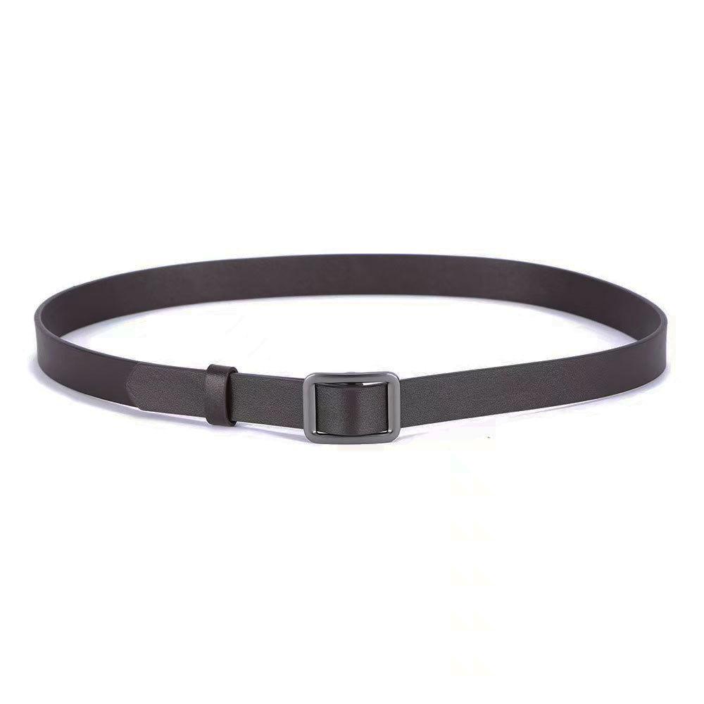 A New Korean-style InS-style Niche Belt Without Perforating, Unisex Simple and Retro Denim Belt