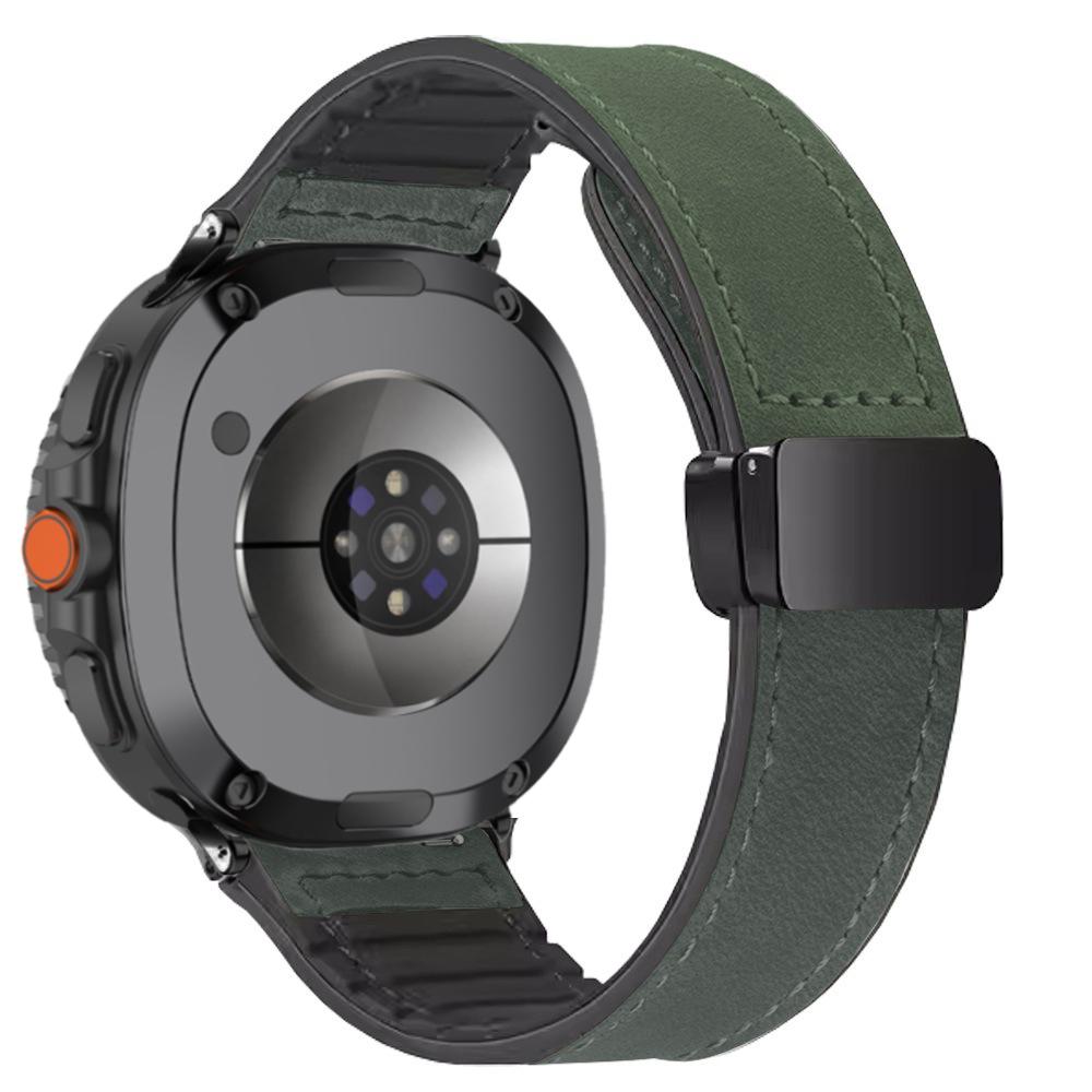 Silicone Leather Band for Samsung Galaxy Watch 8 40mm 44mm Watch 8 Classic 46mm Magnetic Bracelet Galaxy Ultra 2025 47mm Correa