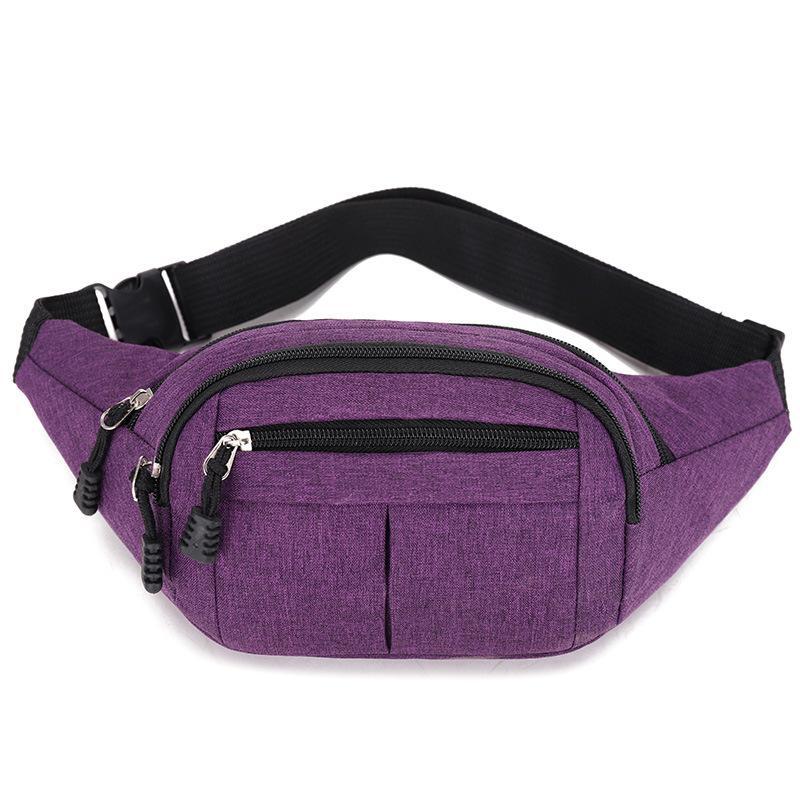 Fanny pack Men's casual bag New men's shoulder chest bag Lightweight sports travel bag Men's messenger bag