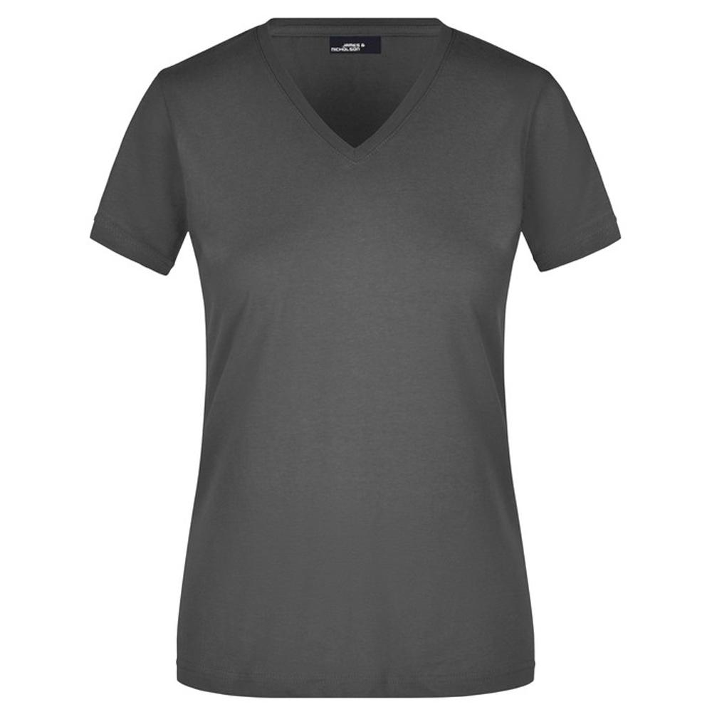 James and Nicholson Womens/Ladies V Neck Slim T-Shirt