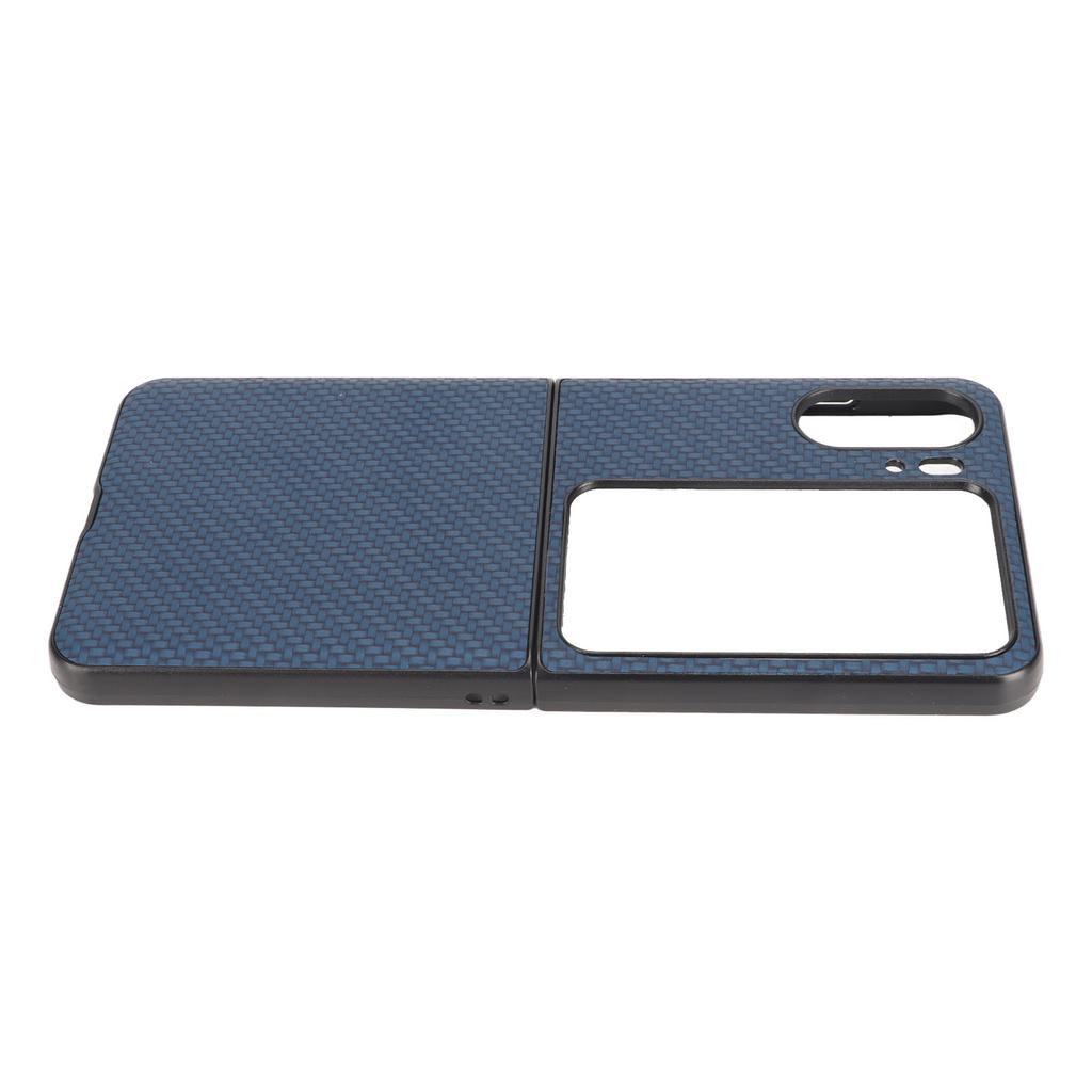 Carbon Fiber Texture Folding Phone Protective Case Mobile Phone Protection Cover for Oppo Find N2 Flip