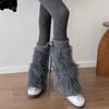 Foot Cover Winter Leg Warmers Y2K Long Stockings Soft Furry Leg Warmers  Spicy Girls