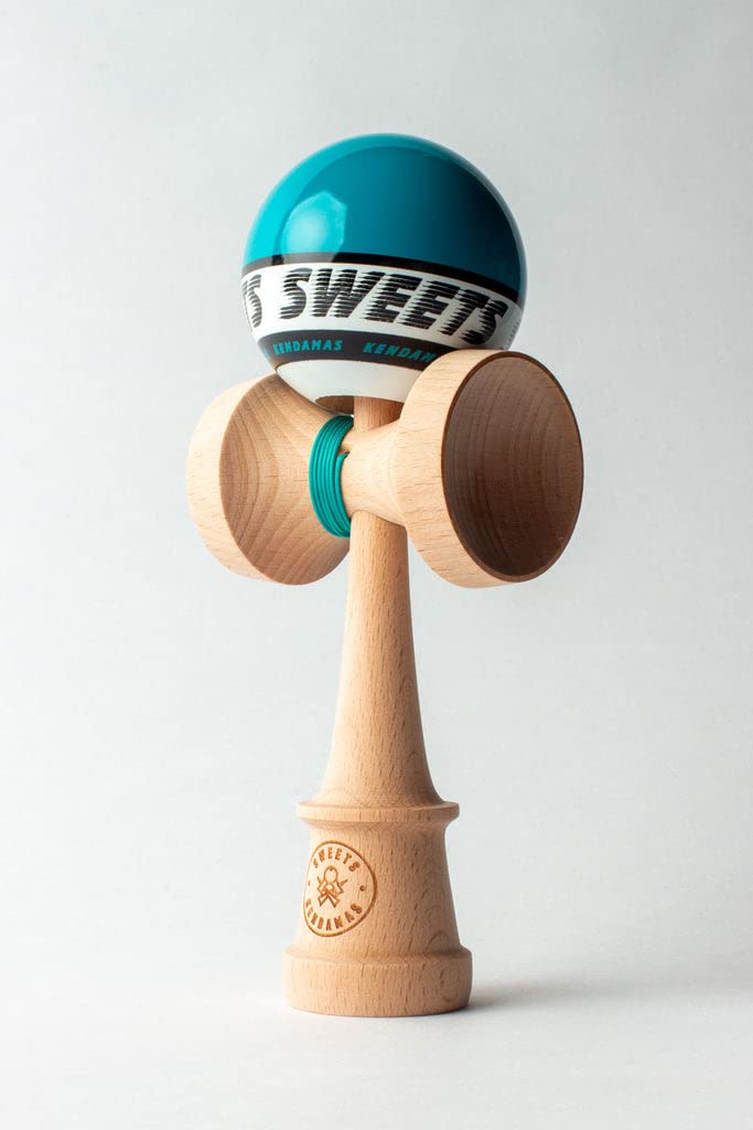 Kendama cu dulciuri Kendama SWEETS STARTER Albastru-turcoaz 16,8 cm