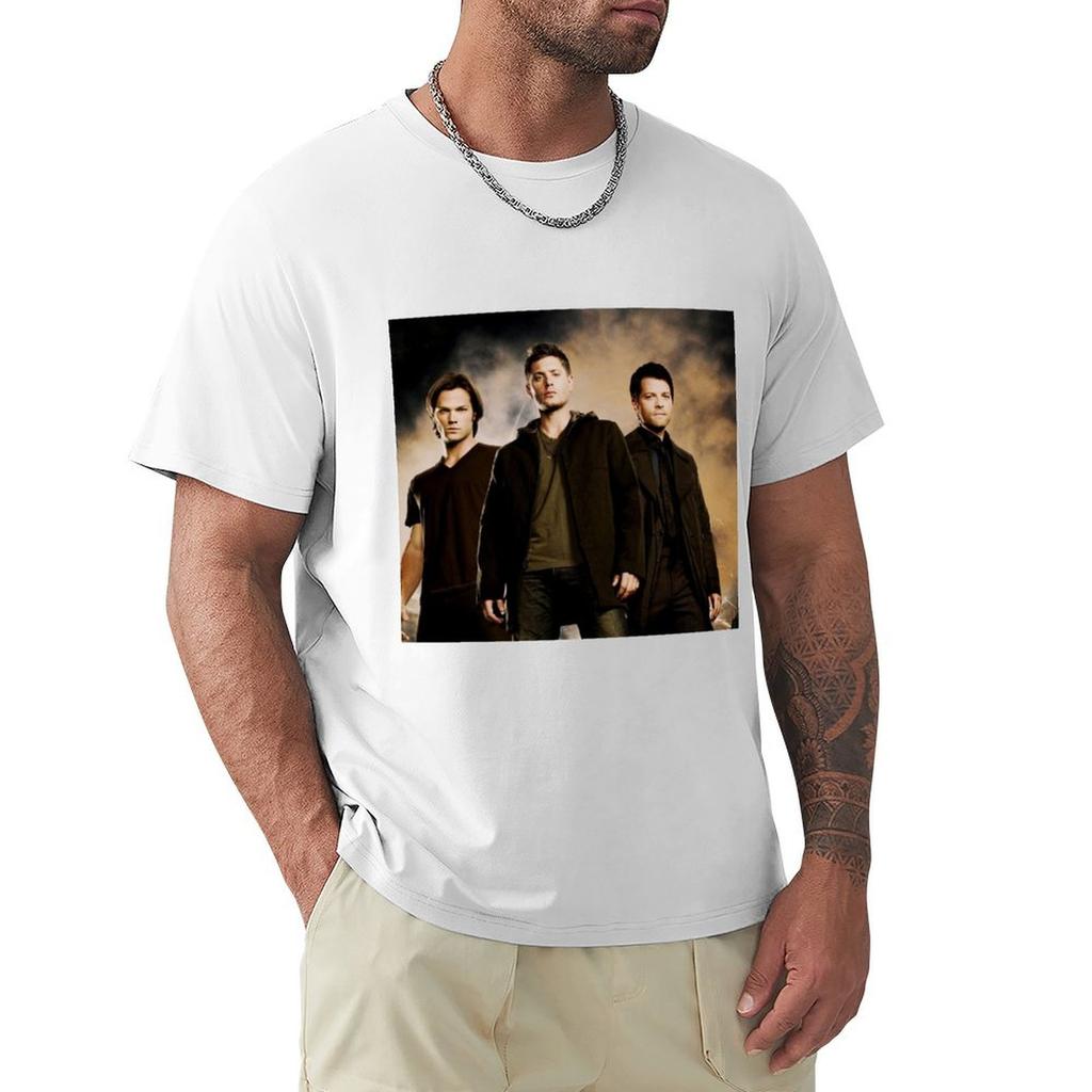 Supernatural Trio TShirt Work Outdoor Short Sleeve Tee