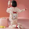 Girls' Cute Cartoon Long-Sleeve Pajama Set for Spring, Autumn, Winter 2026