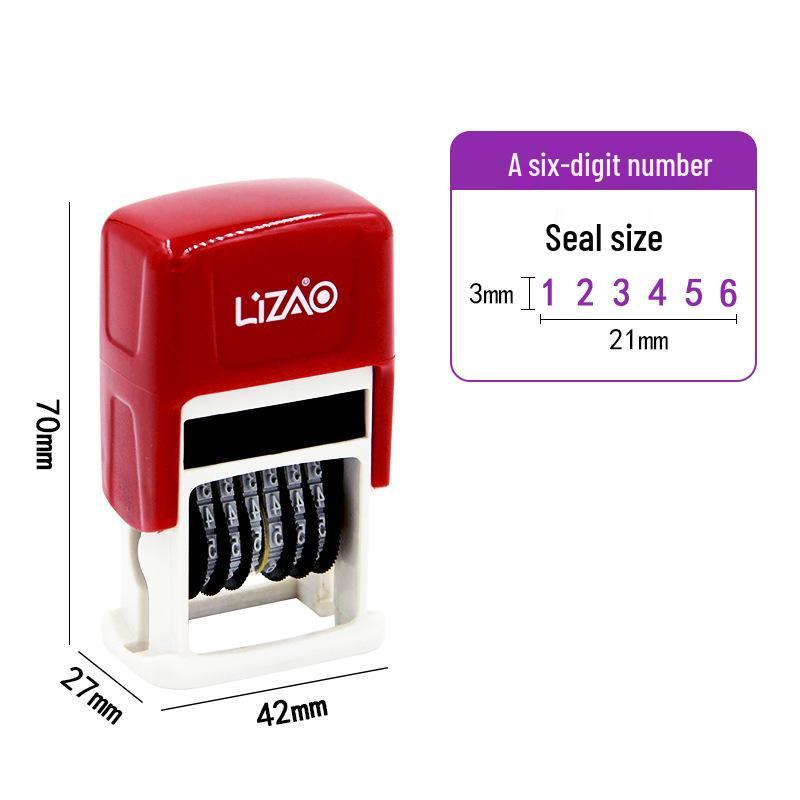 Automatic Re-inking Teacher QC Date Stamp with Adjustable Year, Month, Day